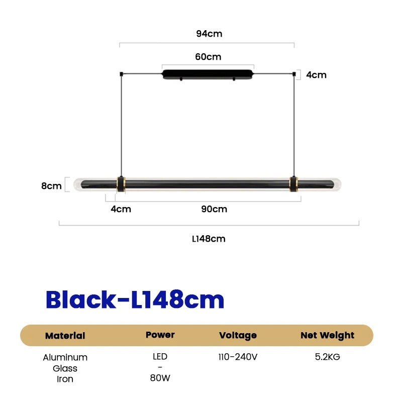 Time Tunnel Linear Pendant