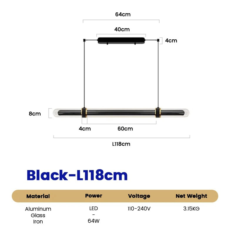 Time Tunnel Linear Pendant