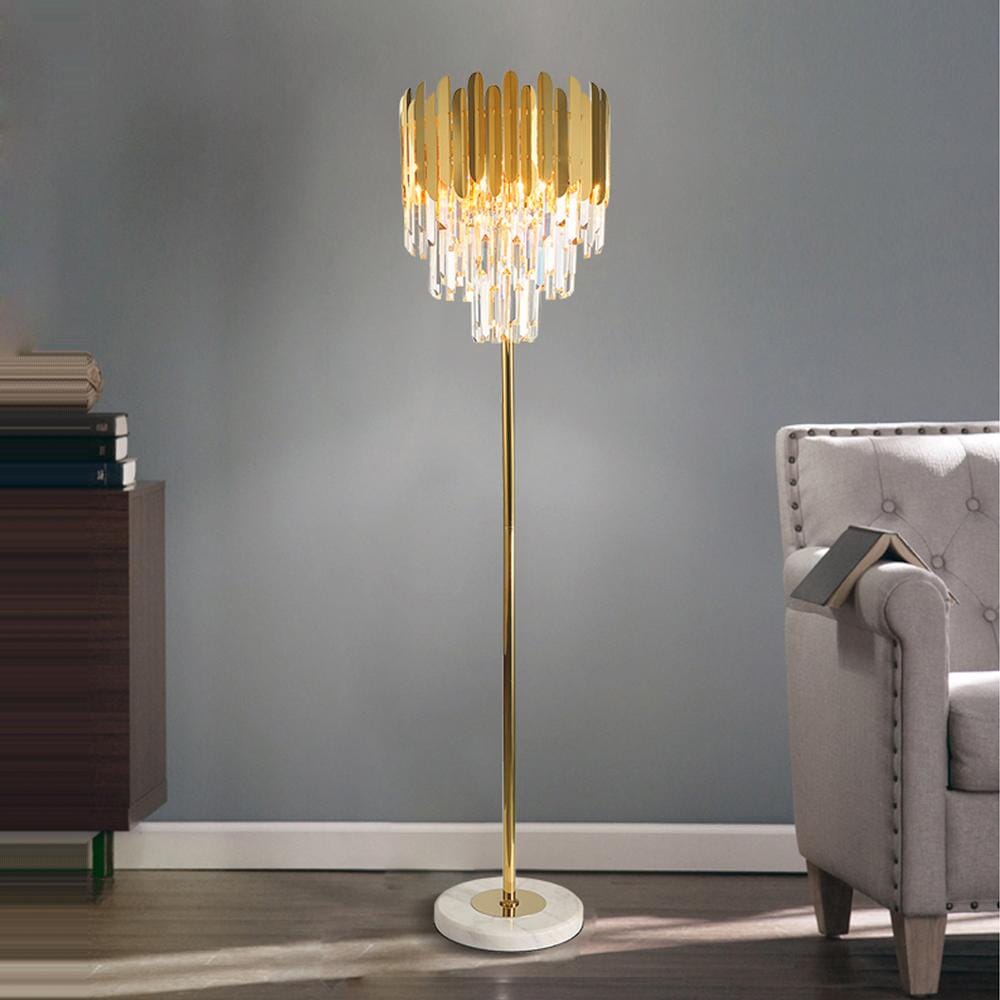 Ivy Crystal Floor & Table Lamp