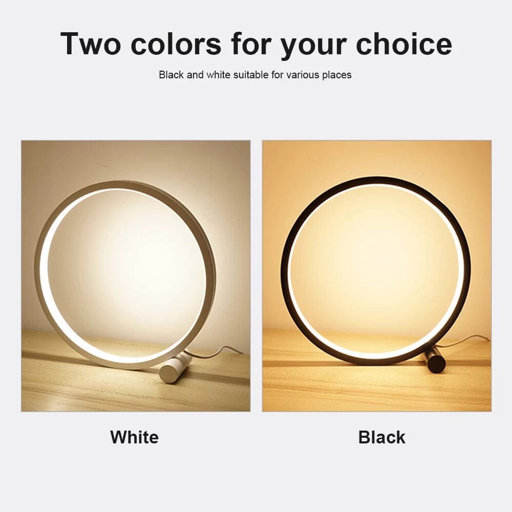 NYRA Circle LED Touch Sensitive Lamp