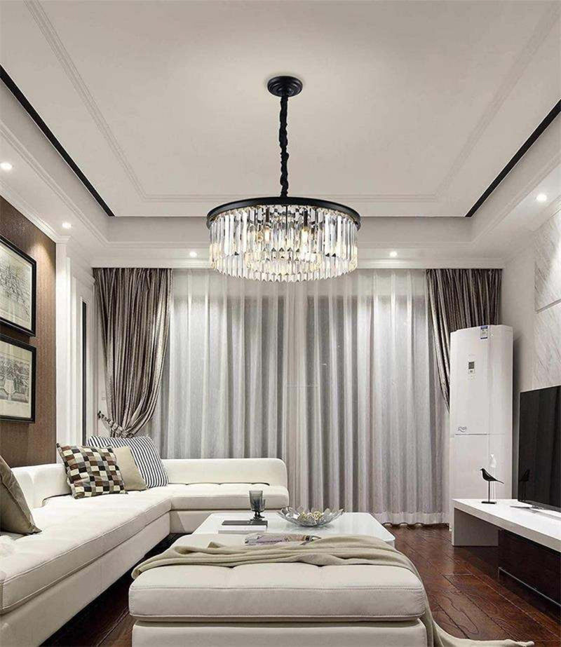 American K9 Crystal  Black Pendant Light