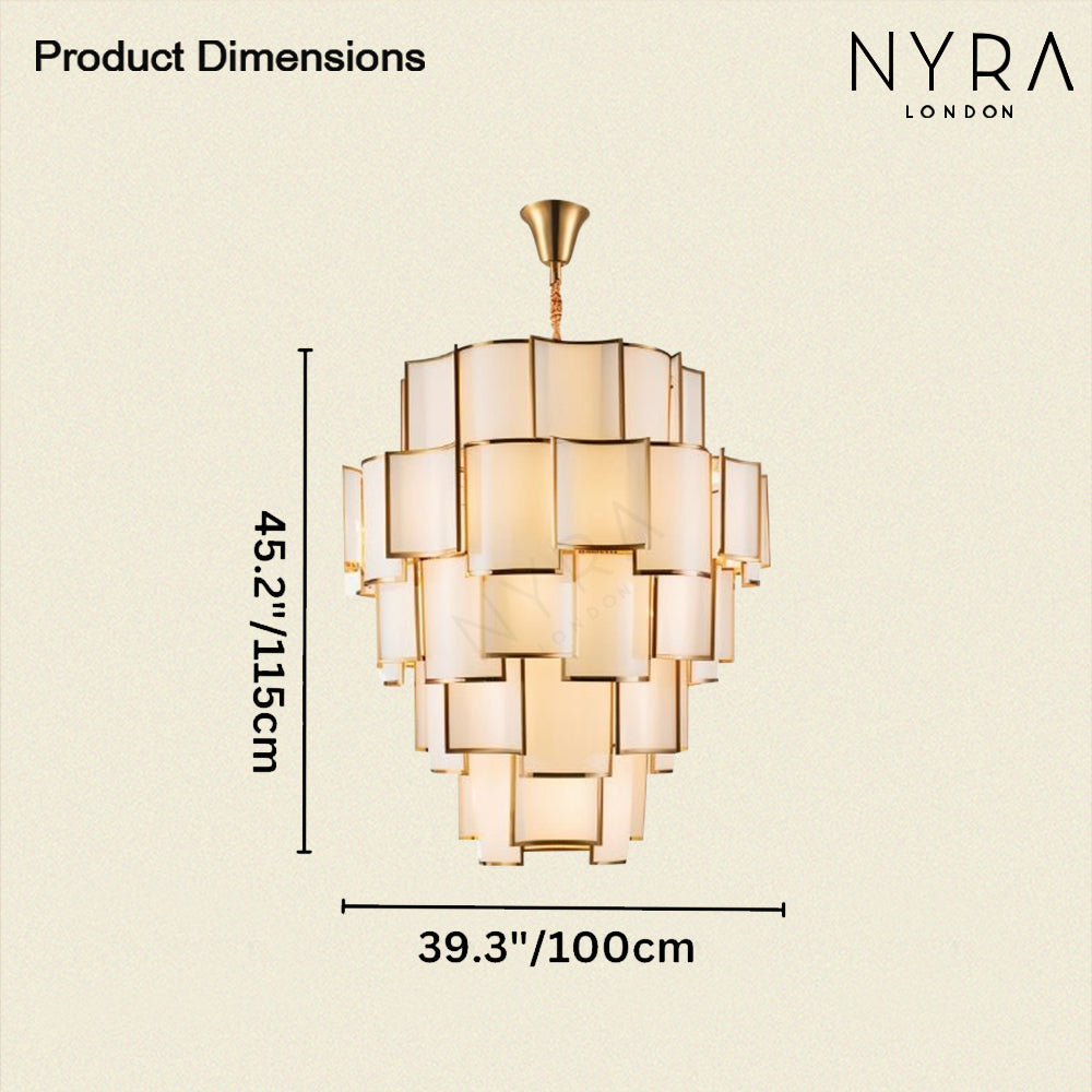 Nyra Glass Chandelier