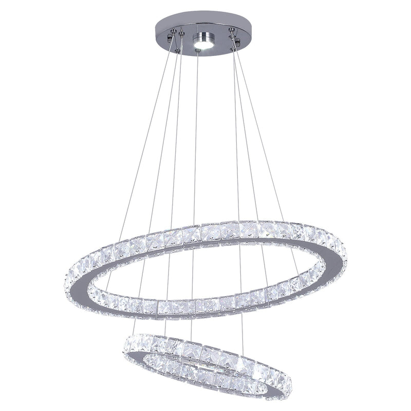 Sierra K9 Crystal Ring Pendant Light
