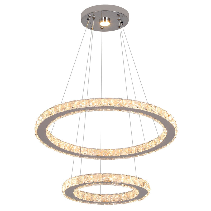 Sierra K9 Crystal Ring Pendant Light