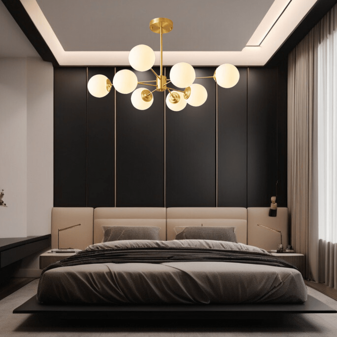 Milky Head Chandelier