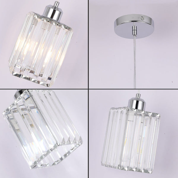 Modern Crystal Glass Pendant Light