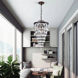 Luxury Crystal LED Waterdrop Empire Chandelier