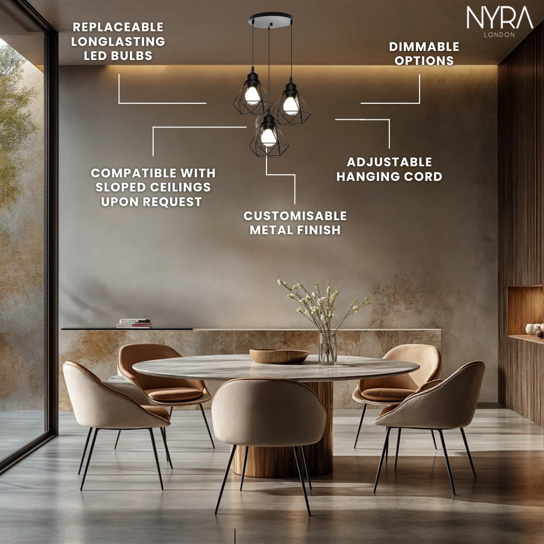 Vintage Iron Frame Pendant Collection