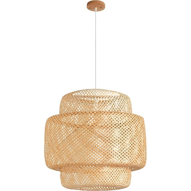Evra Woven Rattan Pendant