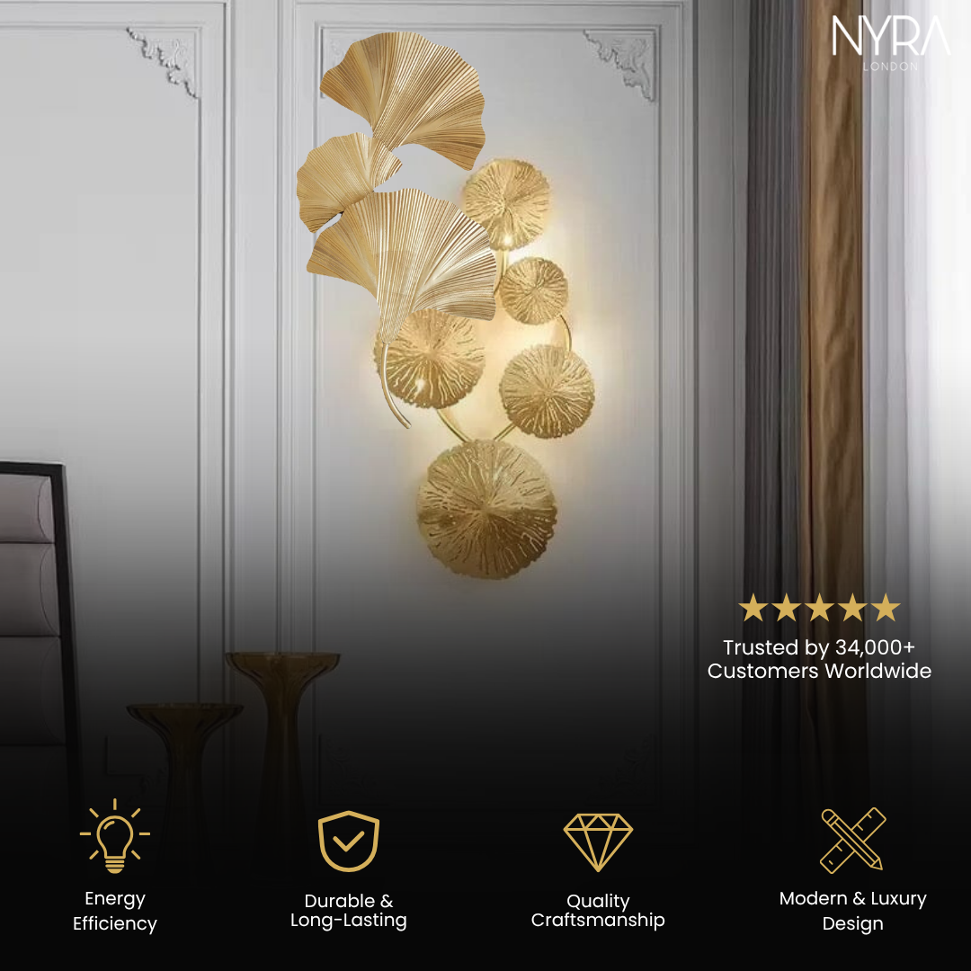 NYRA Leaf Modern Wall Lamp
