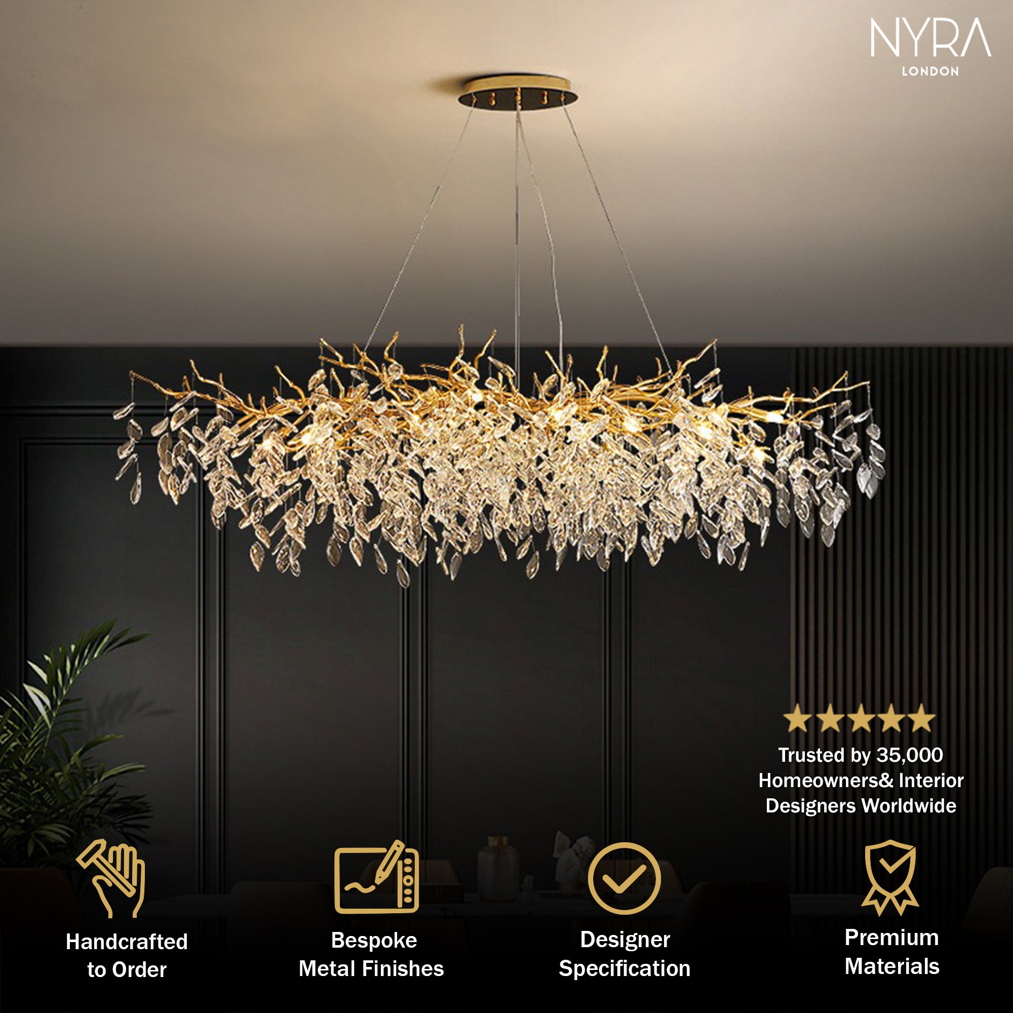 Luxury French Crystal Chandelier