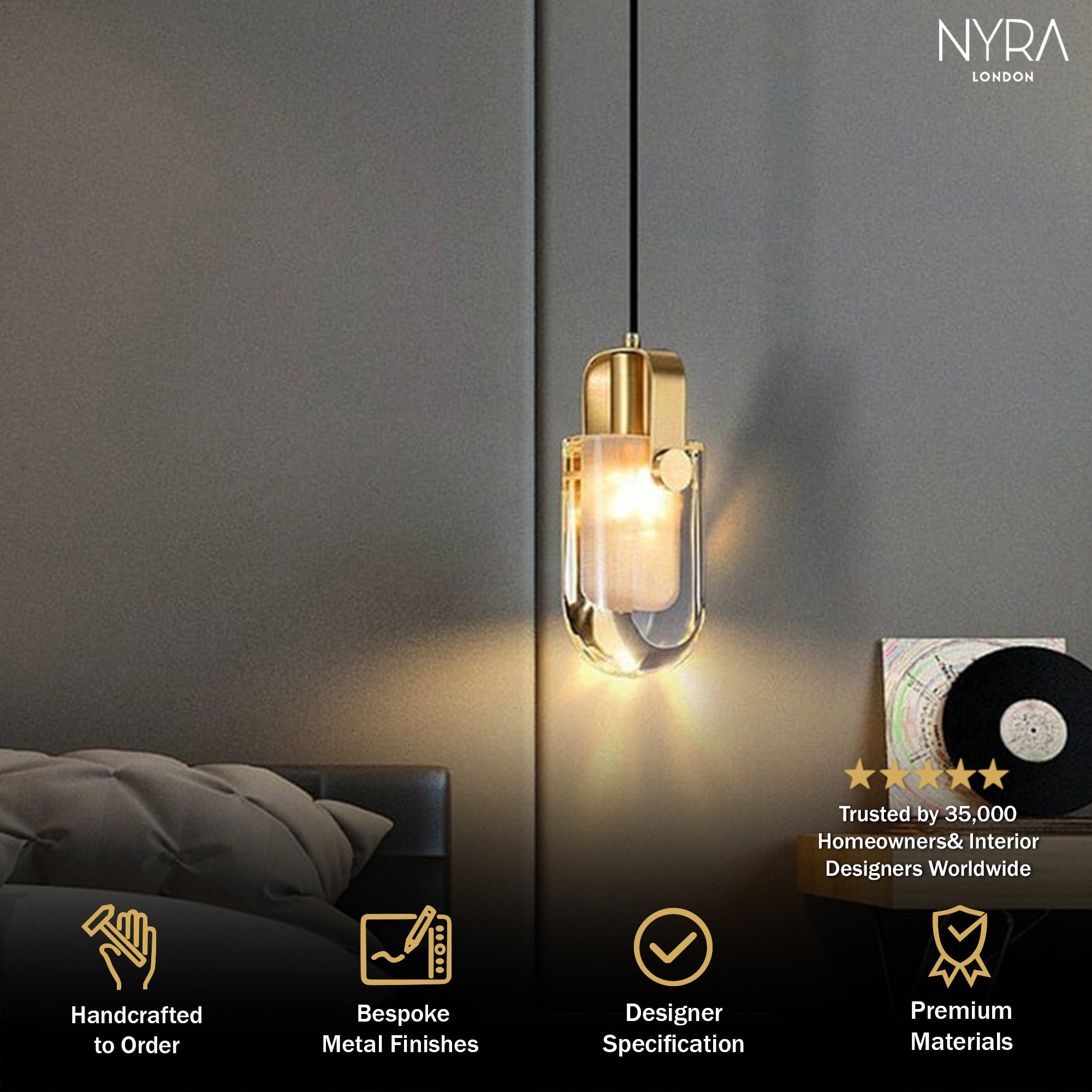 Leah Crystal Pendant