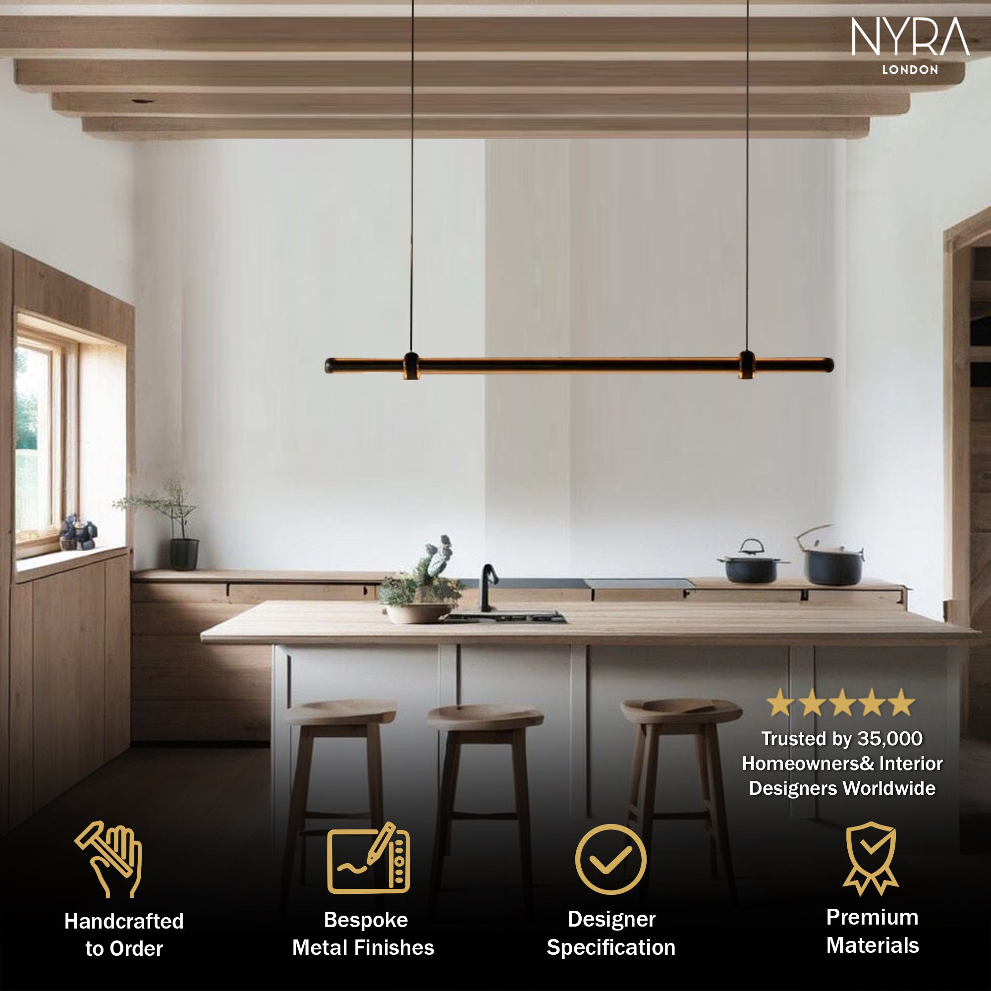 Time Tunnel Linear Pendant