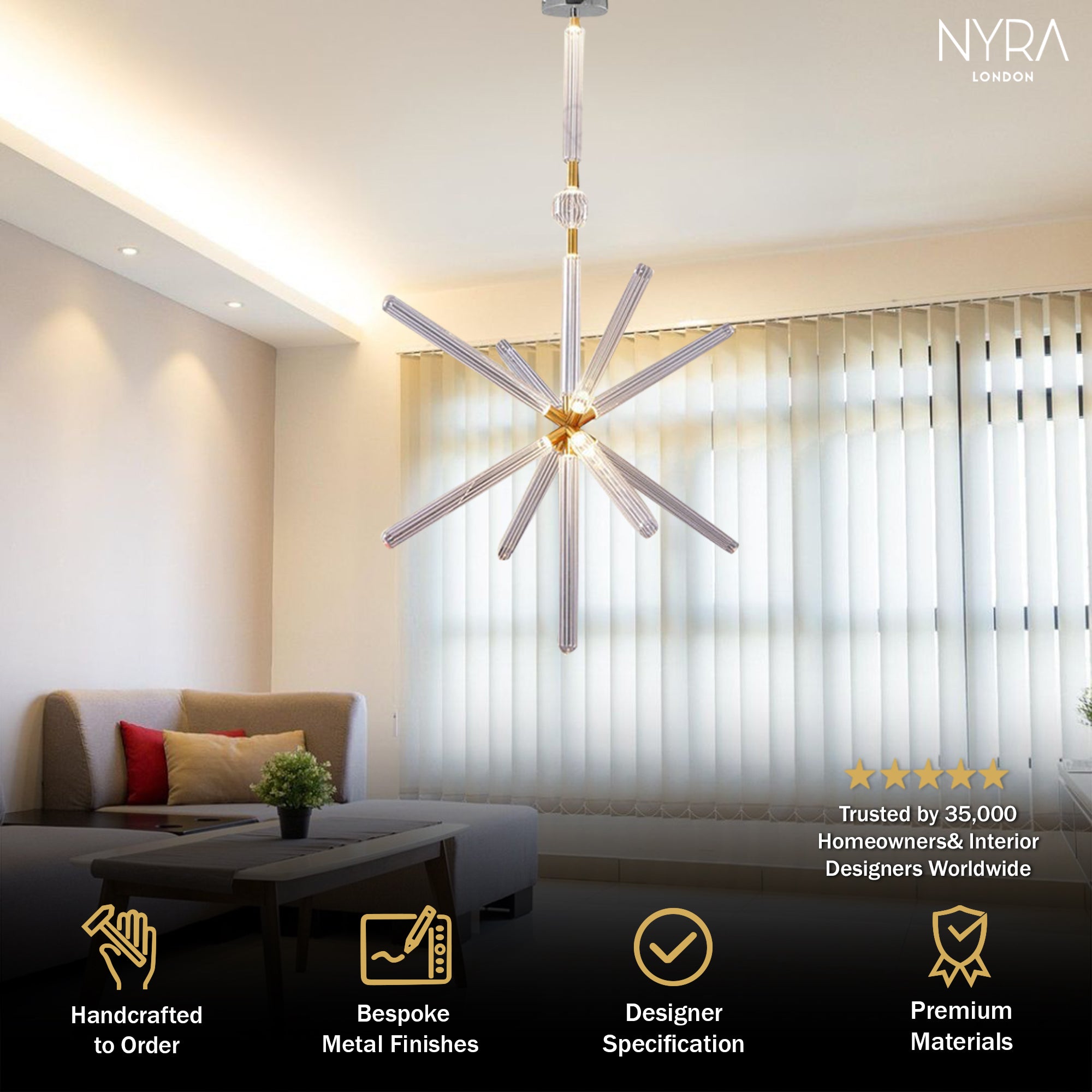 Nyra Tube Pendant Light