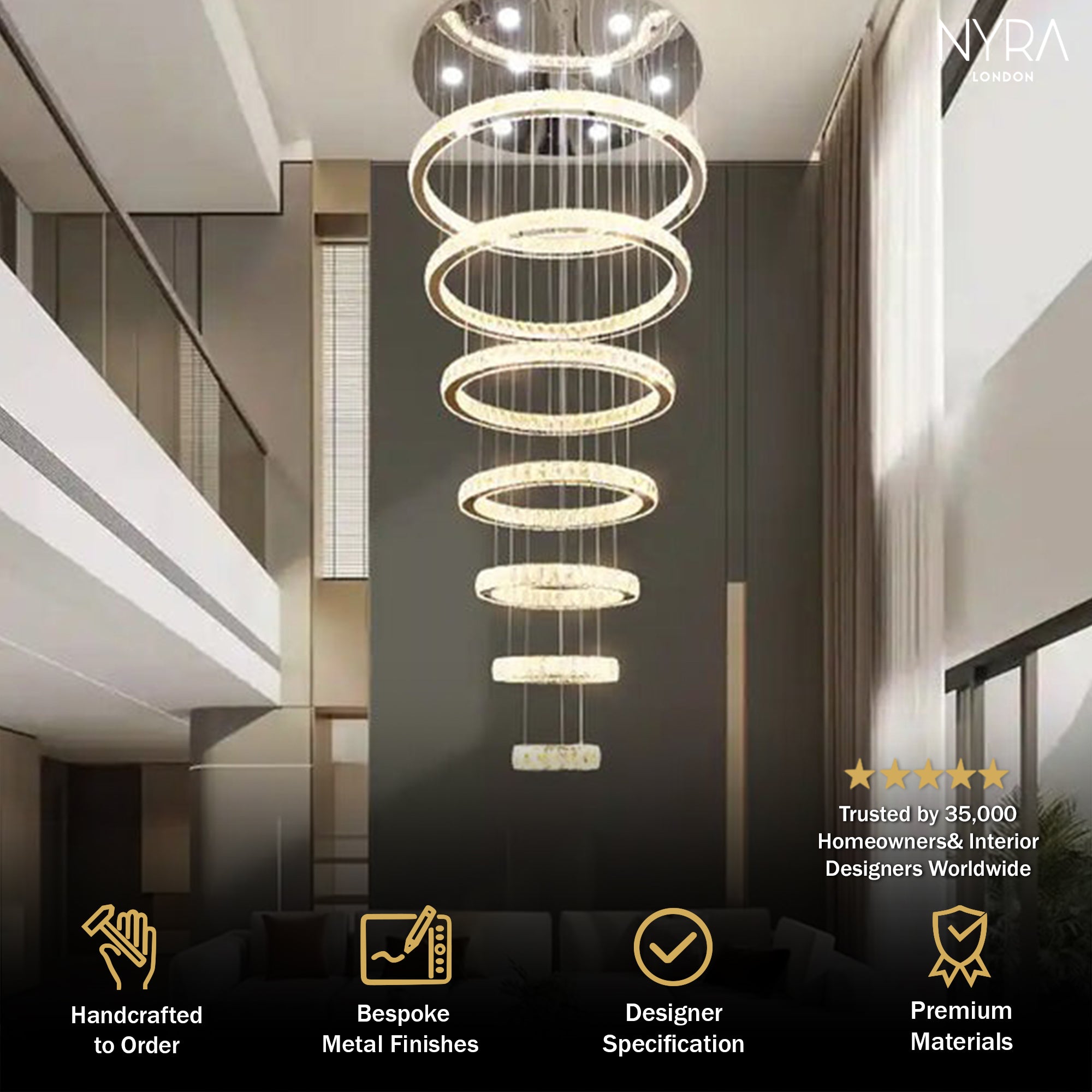 Finley Crystal Chandelier