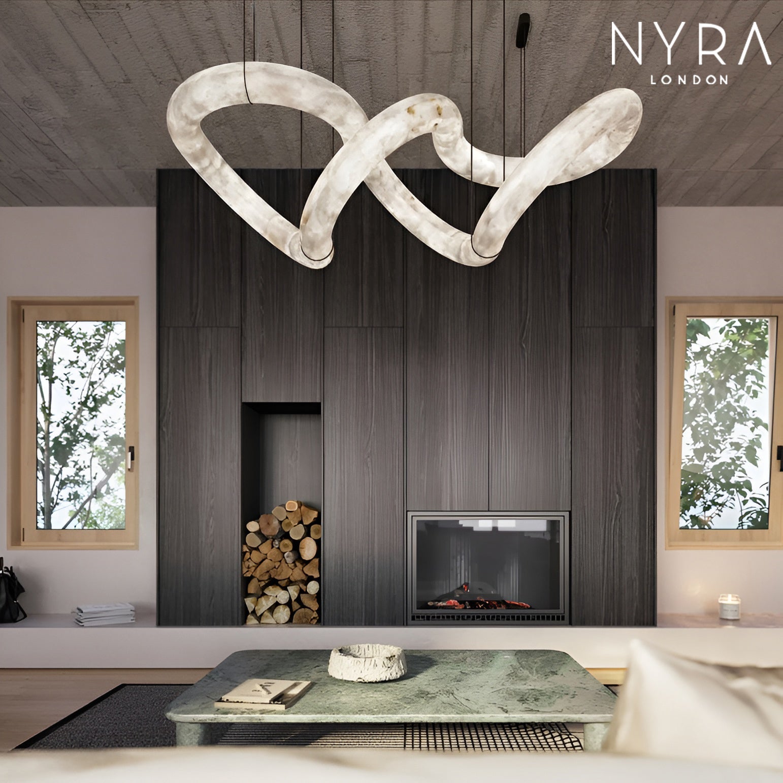 Vaaz Alabaster Chandelier