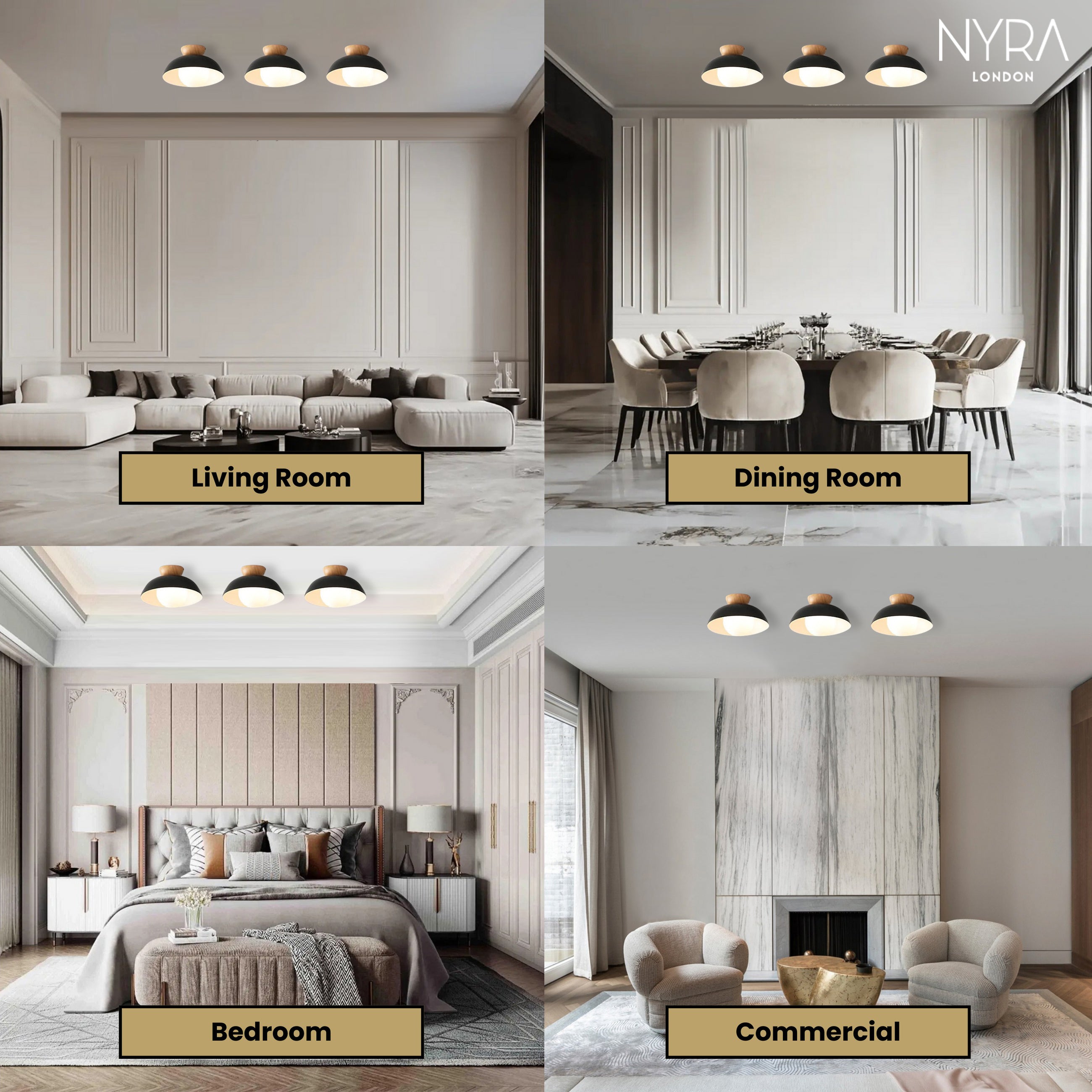 ScandiGlow Decorative Ceiling Fixture