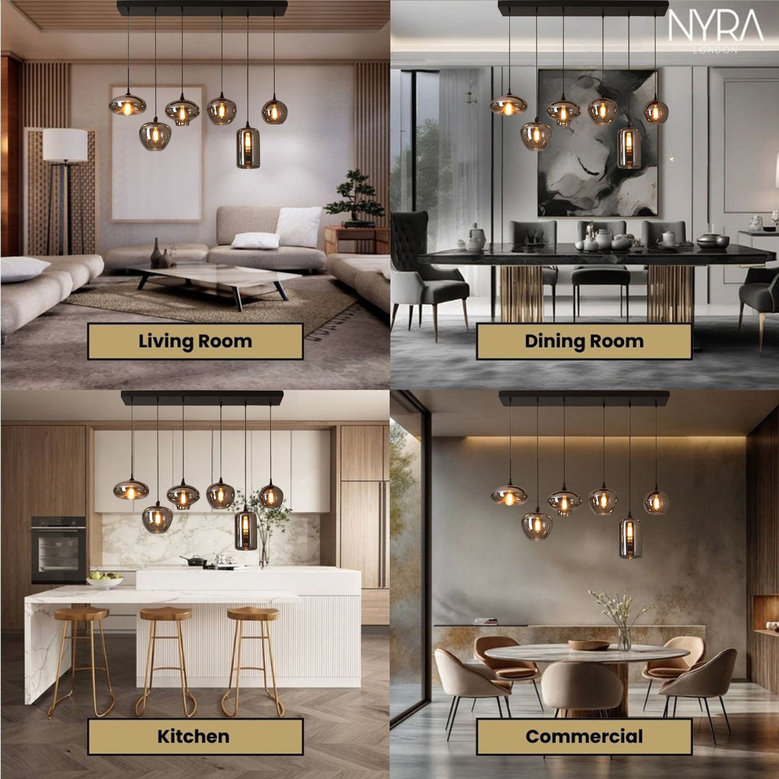 Freya Glass Chandelier