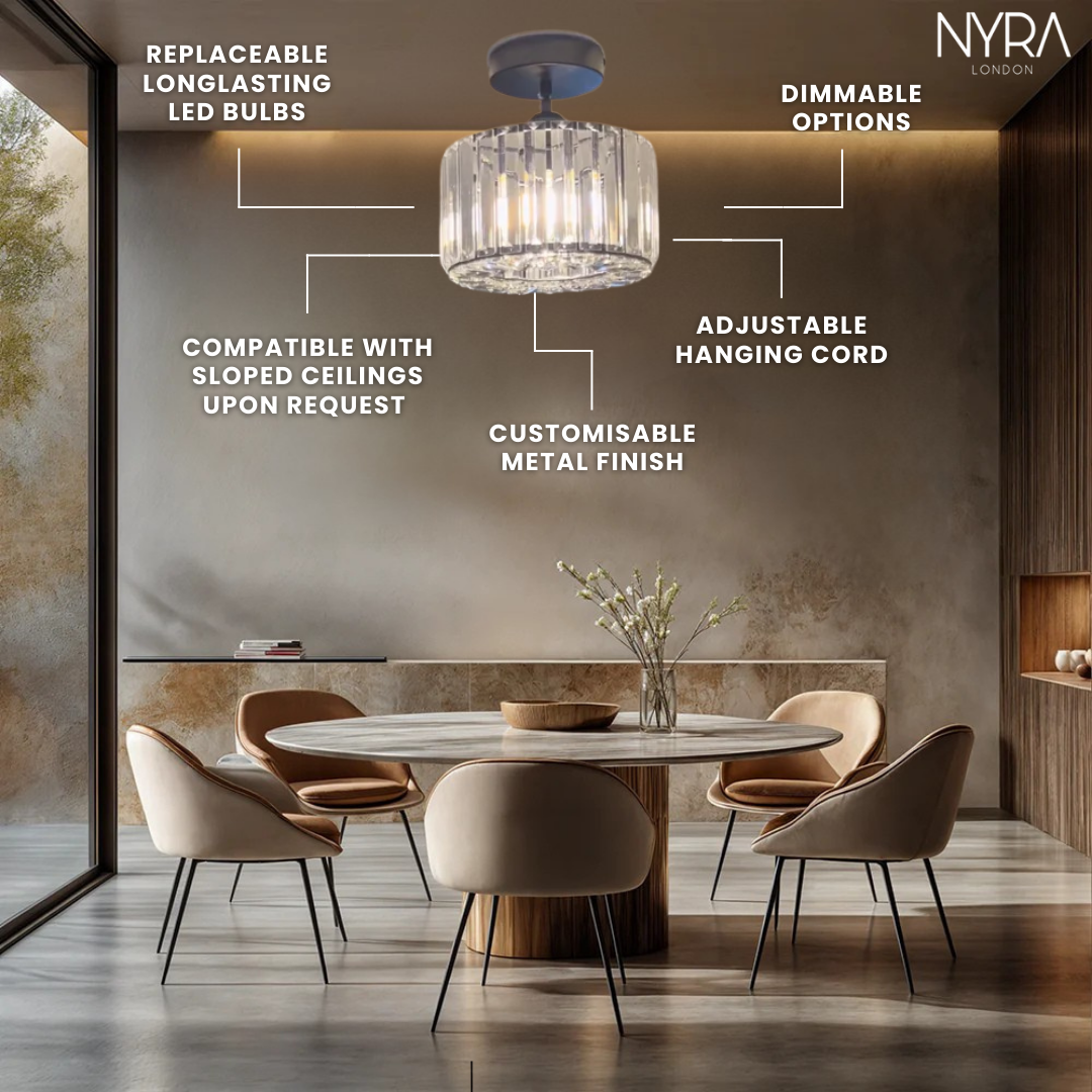 Danielle Crystal Ceiling Lamp