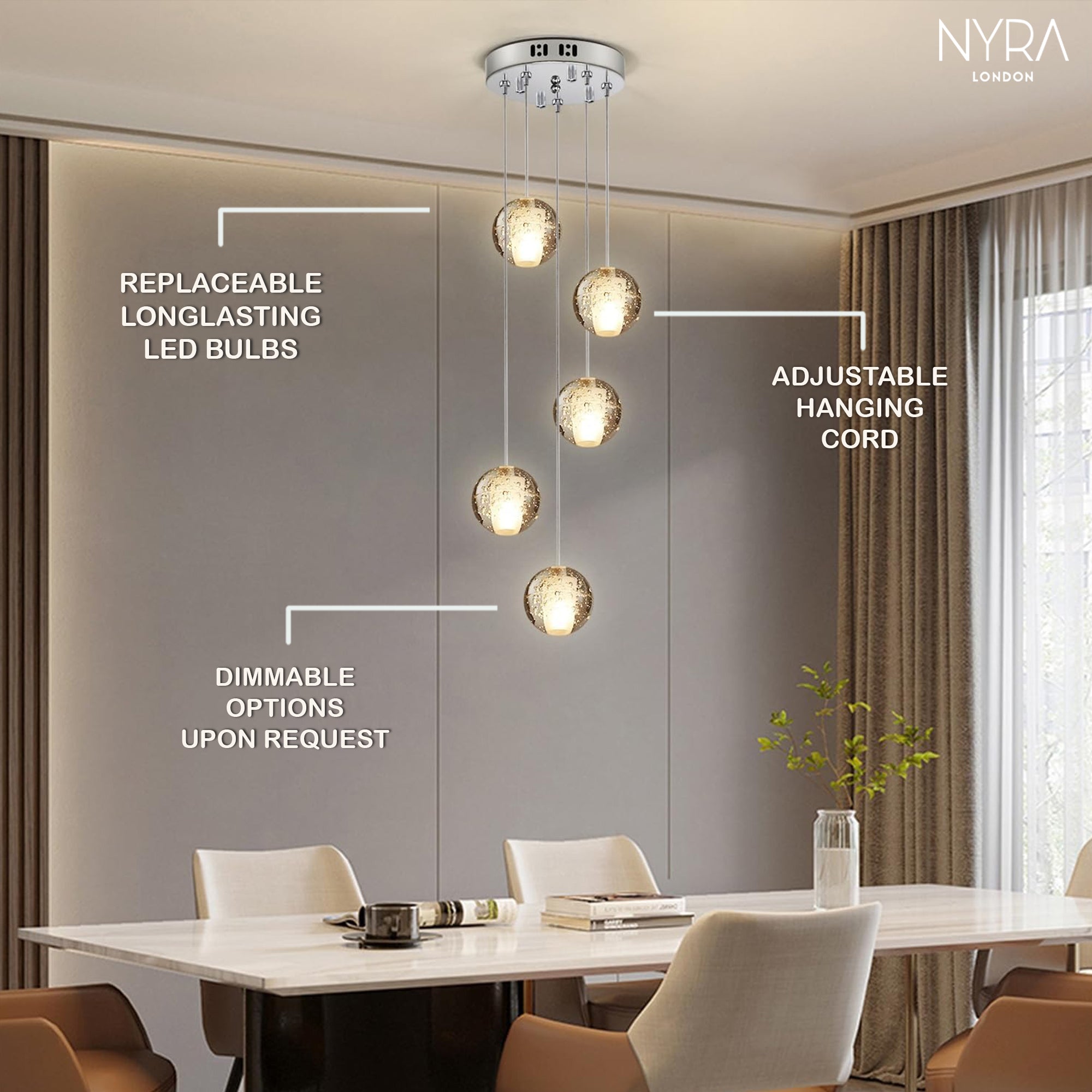 Merida Ball Chandelier