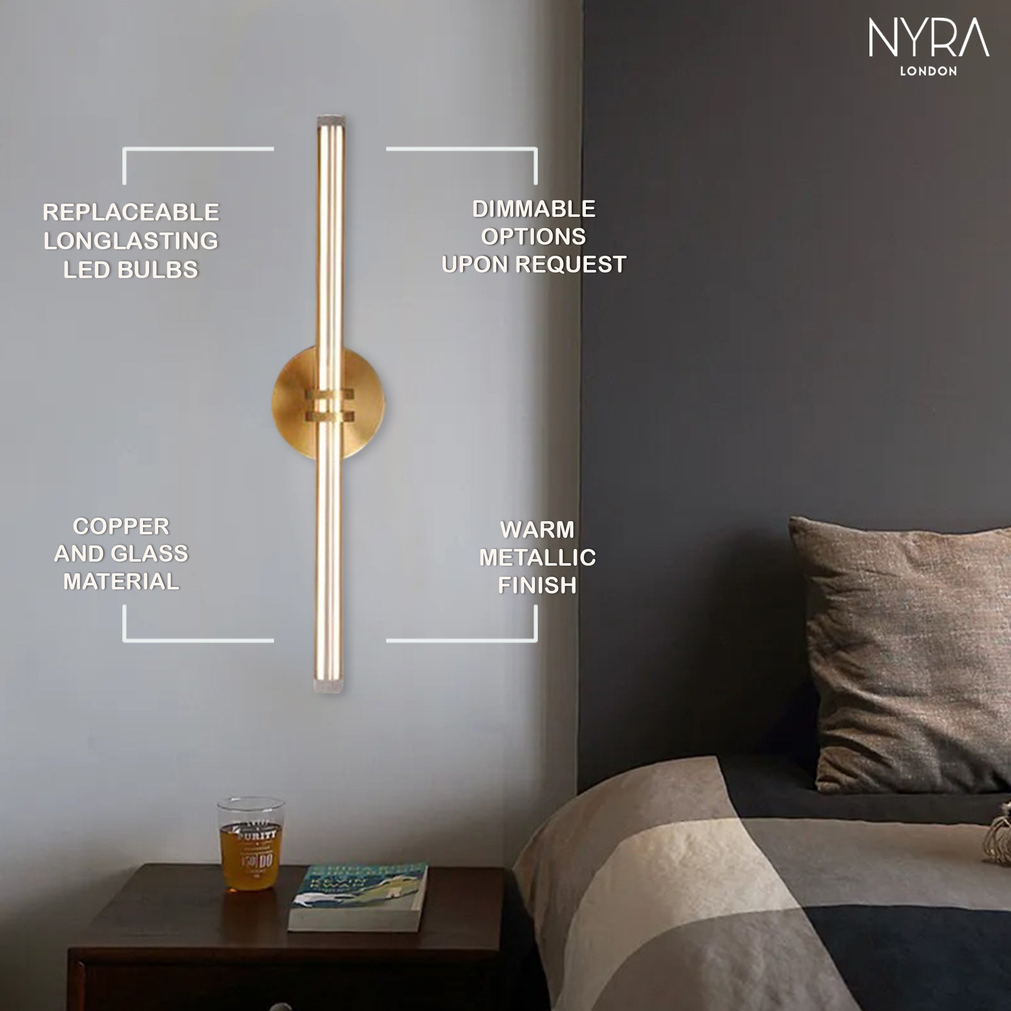 Xfer Glass Wall Lamp