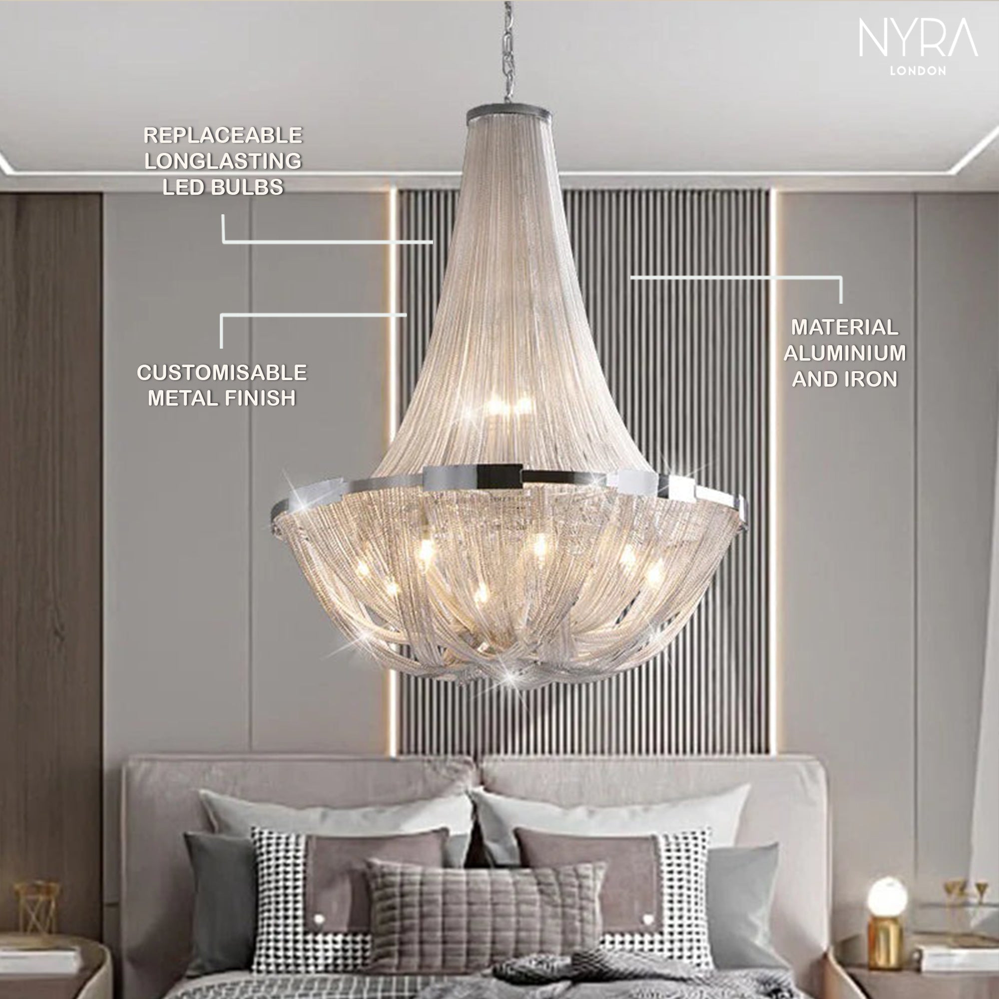 Alverton Tassel Staircase Chandelier