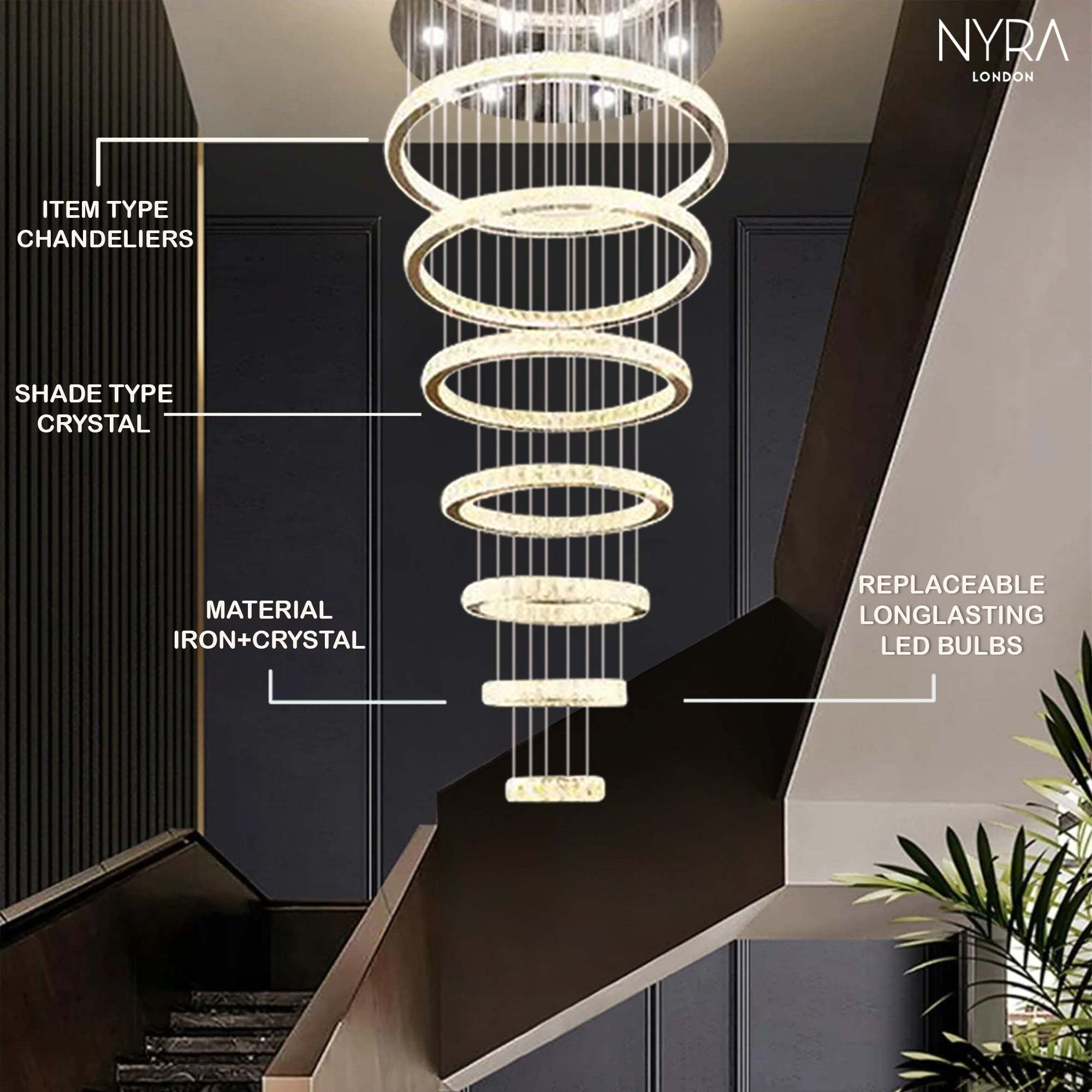 Finley Crystal Chandelier