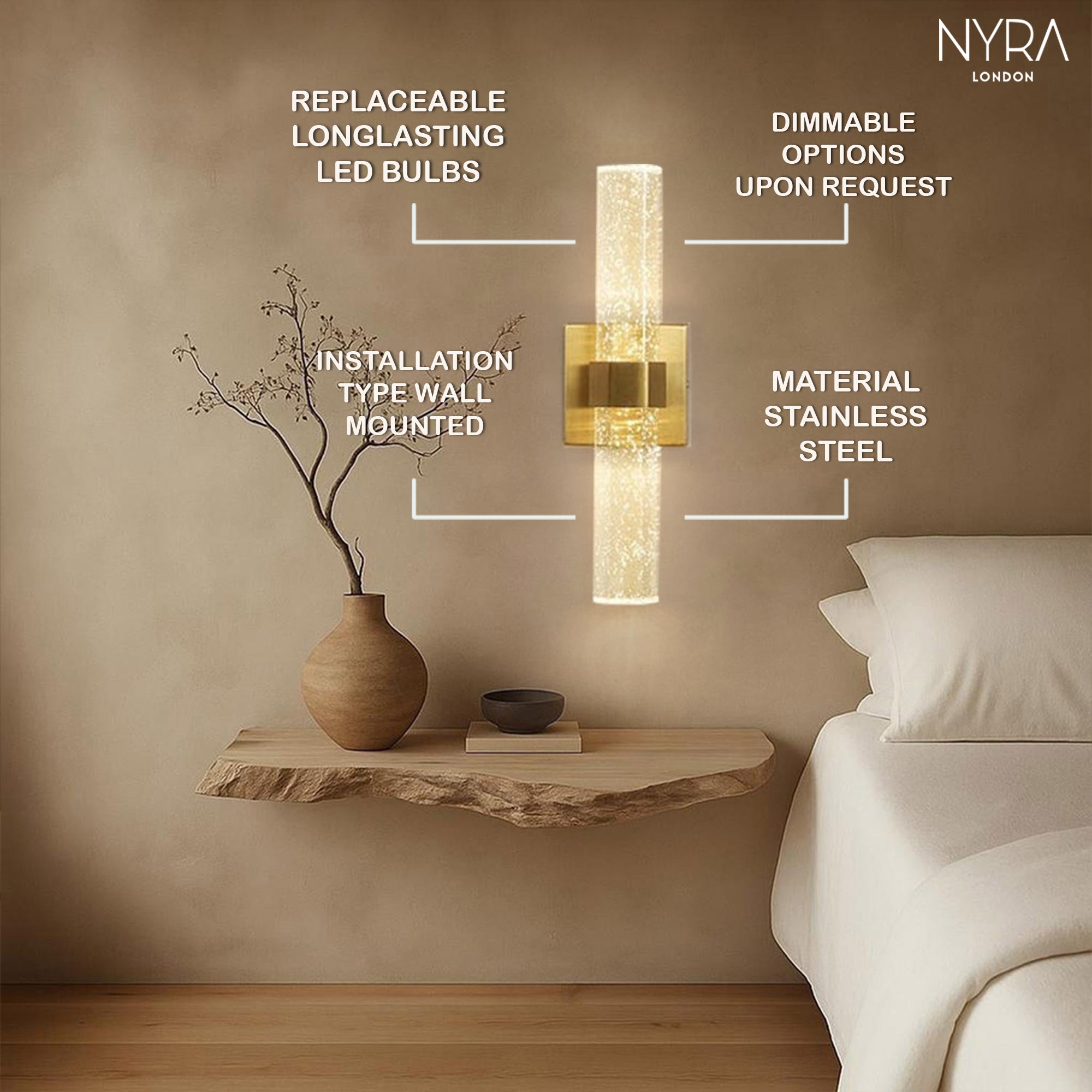 Leo Bubble Wall Lamp