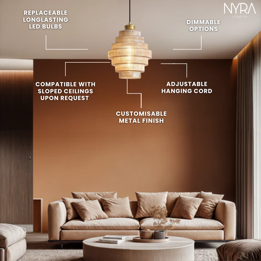 Gilded Layers Nordic Chandelier