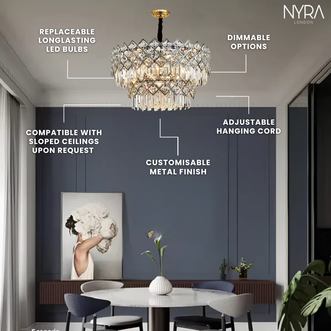 Opulent Crystal Chandelier