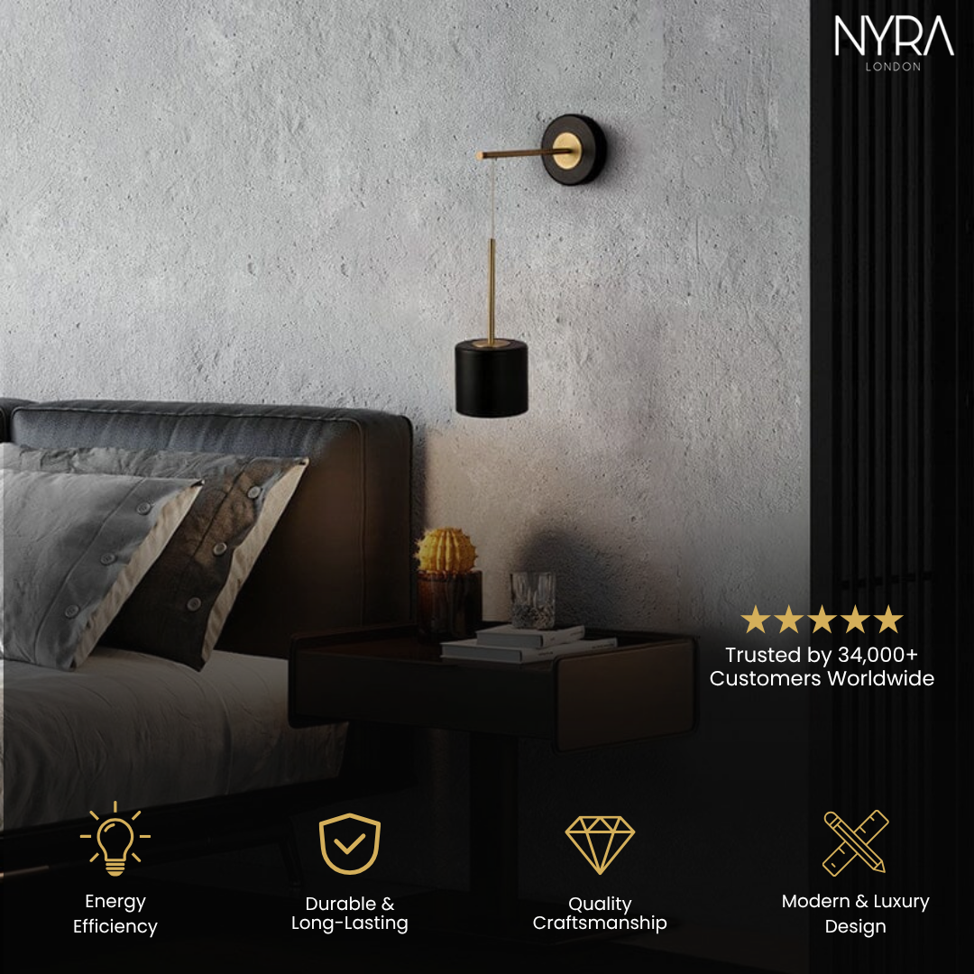 Murad Acrylic Hanging Round Wall Light