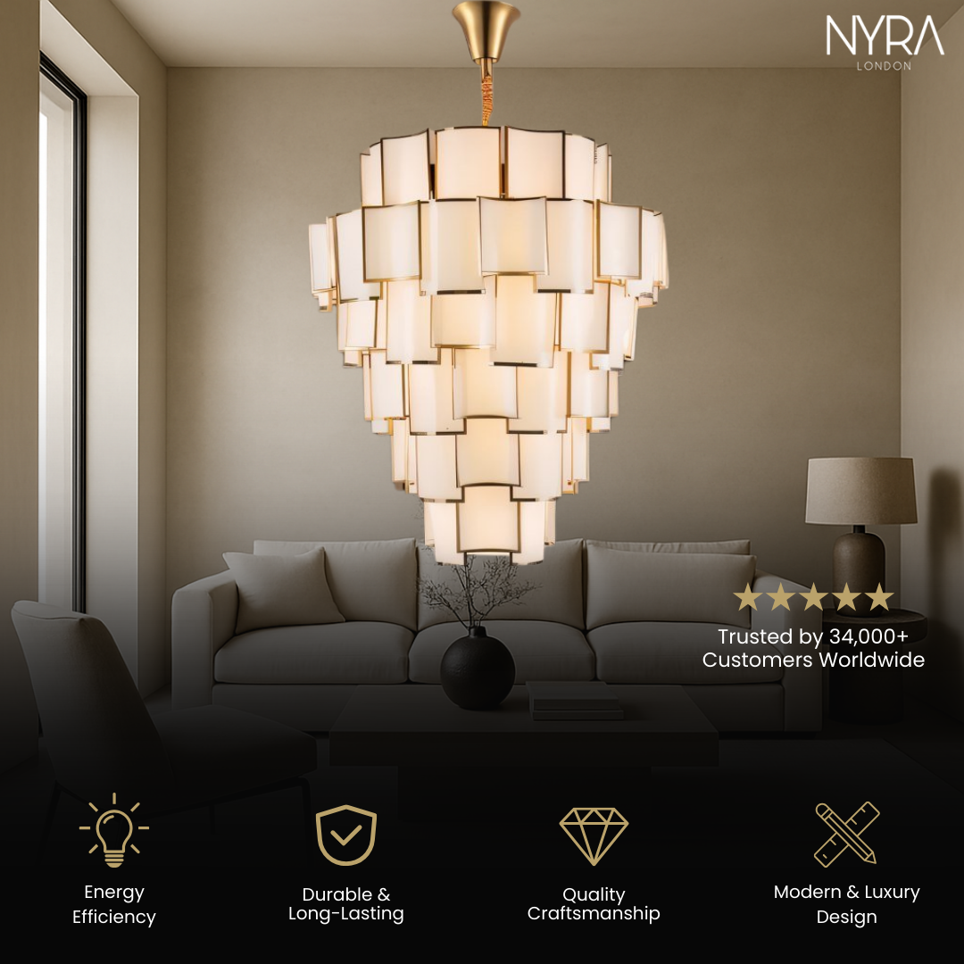 Nyra Glass Chandelier