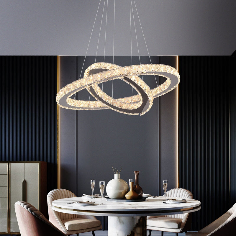 Sierra K9 Crystal Ring Pendant Light
