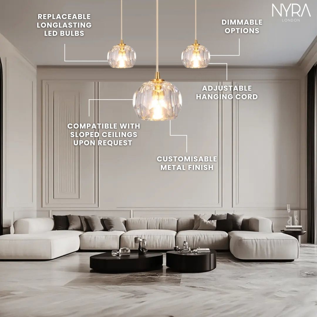 Nordic Crystal Pendant Lights