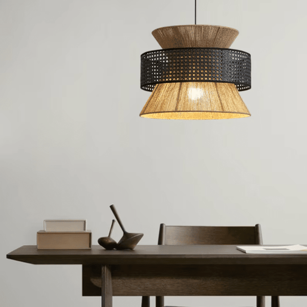 Wabi Sabi Handmade Hemp Rope Chandelier,