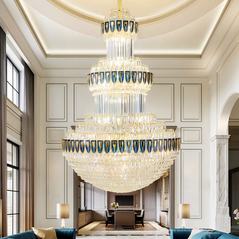 Oria Round Crystal Chandelier