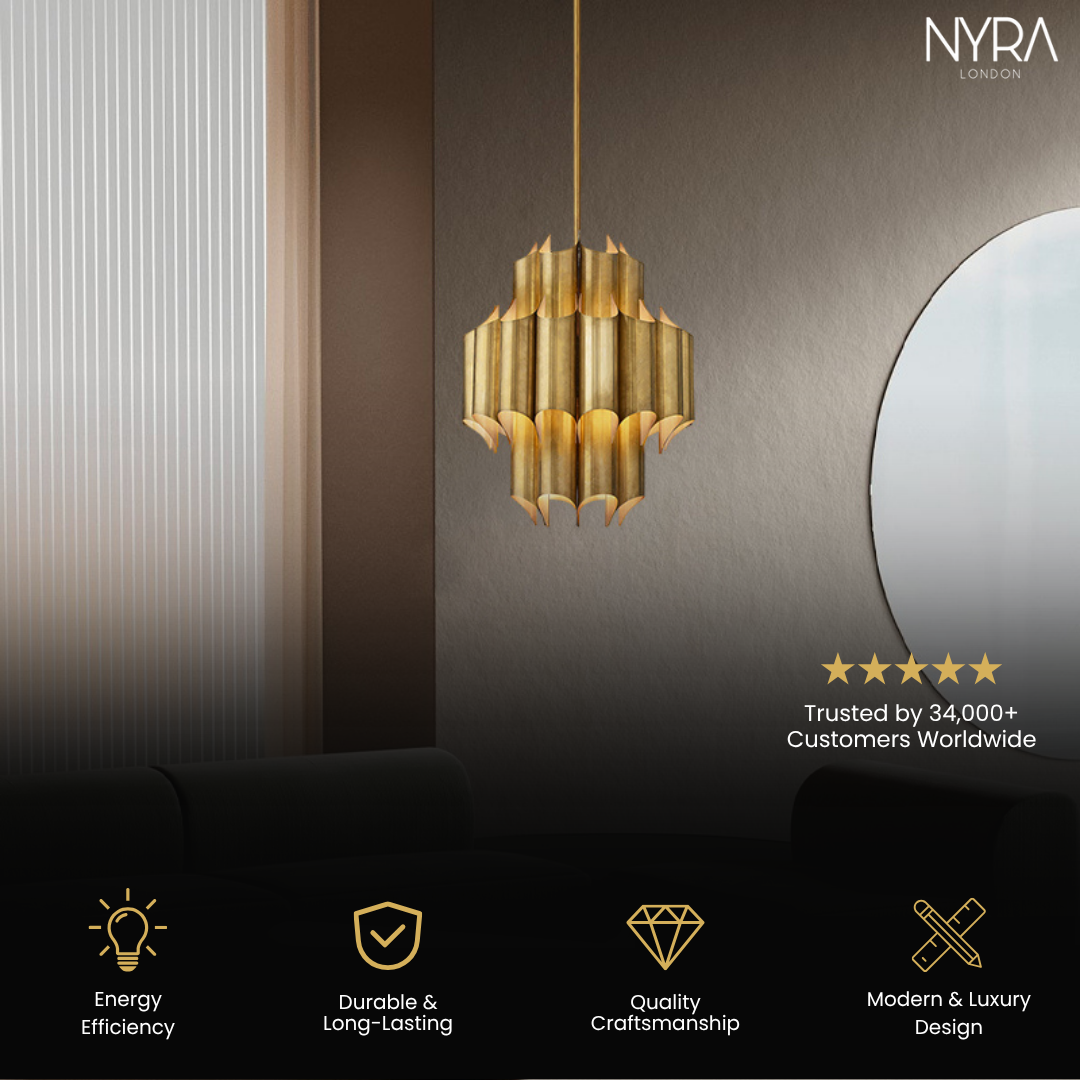 Wavey Sculpture Chandelier