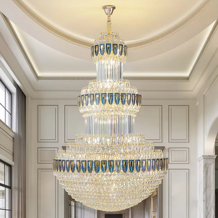 Oria Round Crystal Chandelier