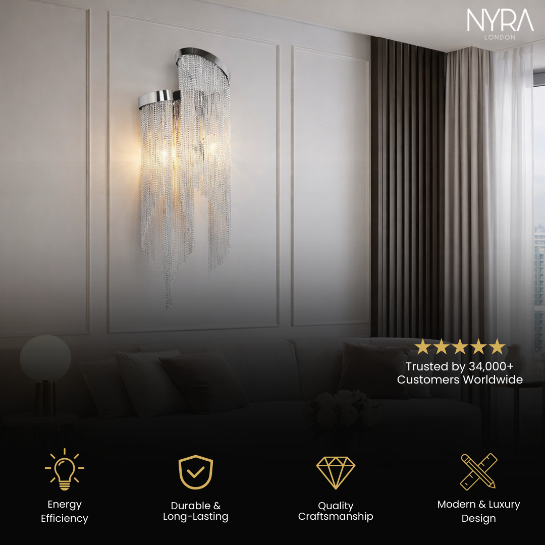 Cascadia Chain Tassel Wall Sconce
