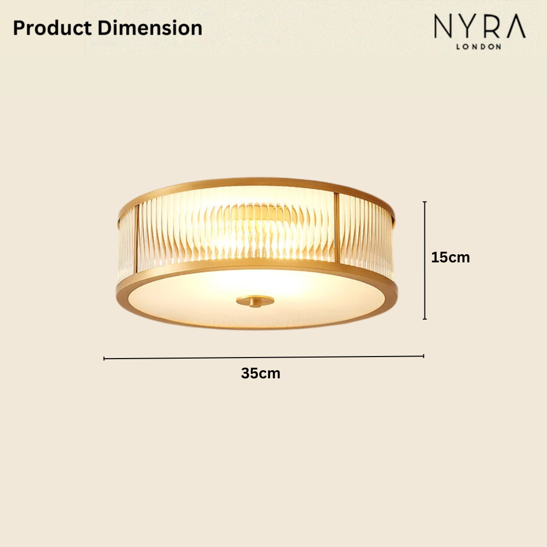 Ribbel Minimalist Glass Ceiling Lights