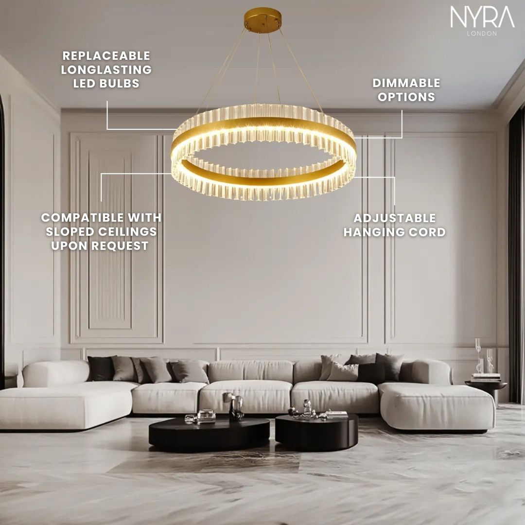 Alison Crystal Chandelier Collection