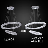 Sierra K9 Crystal Ring Pendant Light