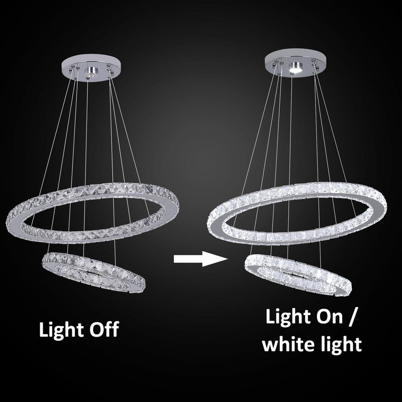 Sierra K9 Crystal Ring Pendant Light