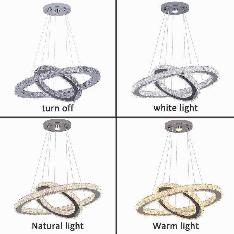 Sierra K9 Crystal Ring Pendant Light