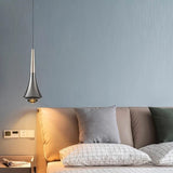 Chrome LED Water Drop Pendants