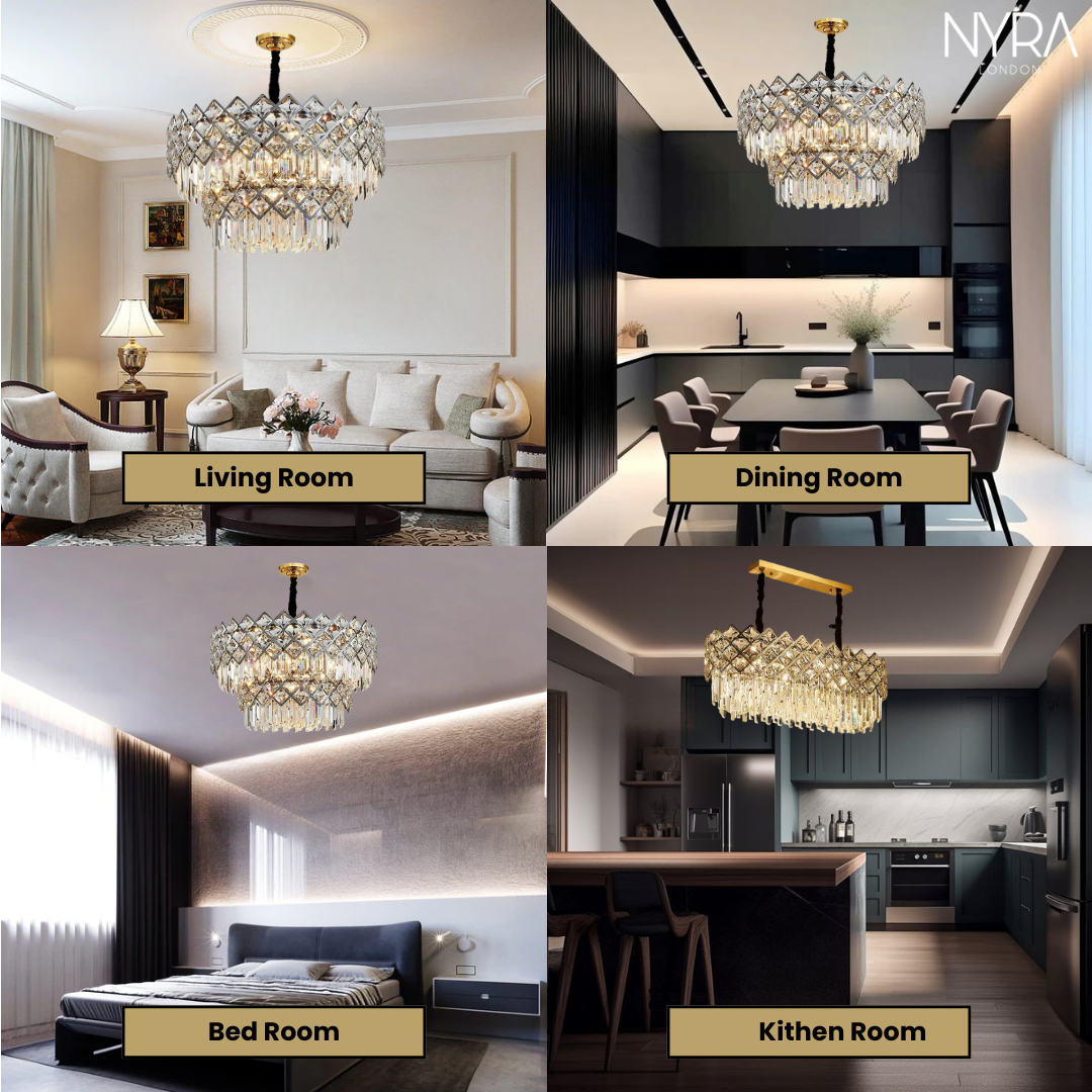 Opulent Crystal Chandelier