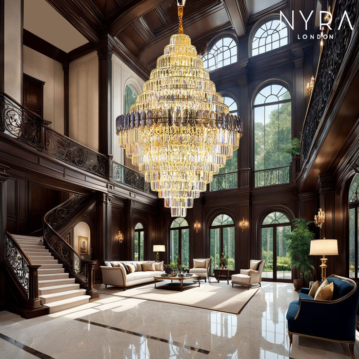 Giant Chandelier Penthouse photo