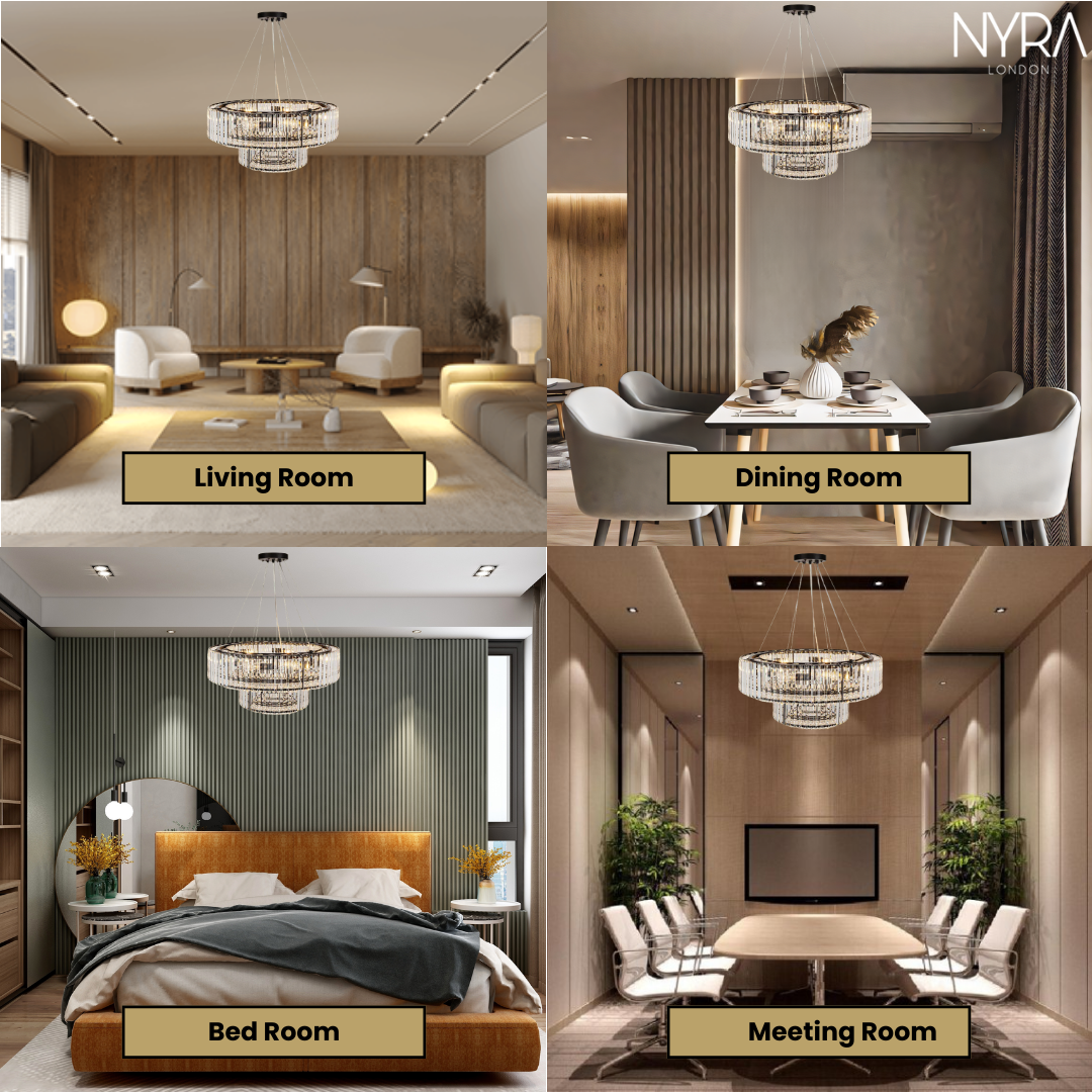 Crystal Vista Modern Chandelier