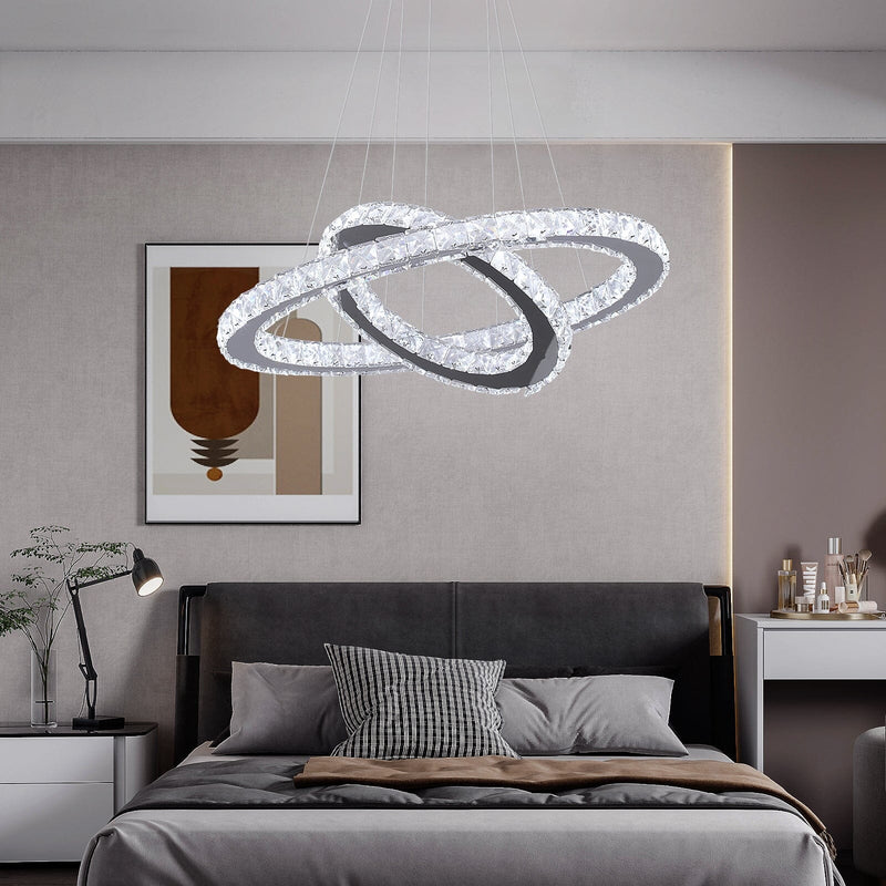 Sierra K9 Crystal Ring Pendant Light