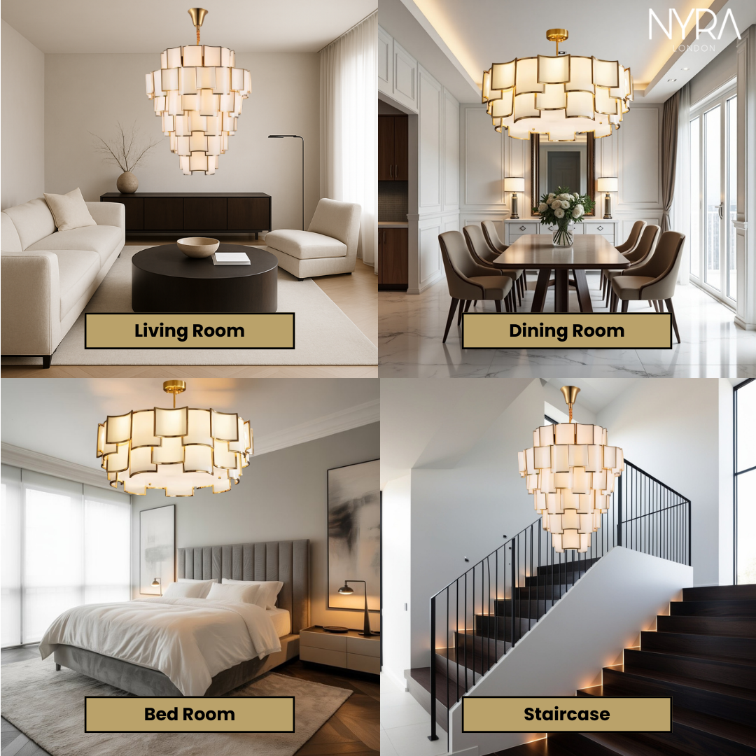 Nyra Glass Chandelier